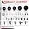 Service Caster 3'' Phenolic Swivel 1-3/4'' Expanding Stem Caster Set 2 Total Lock Brakes, 4PK SCC-EXTTL20S314-PHR-2-S-2-134 - alternate 3